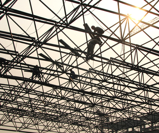 怀柔厂房网架安装